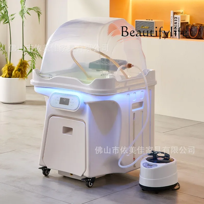 head treatment instrument with water circulation fumigation shampoo machine special hair treatment shampoo bed movable 
head treatment instrument with water circulation fumigation shampoo machine special hair treatment shampoo bed movable