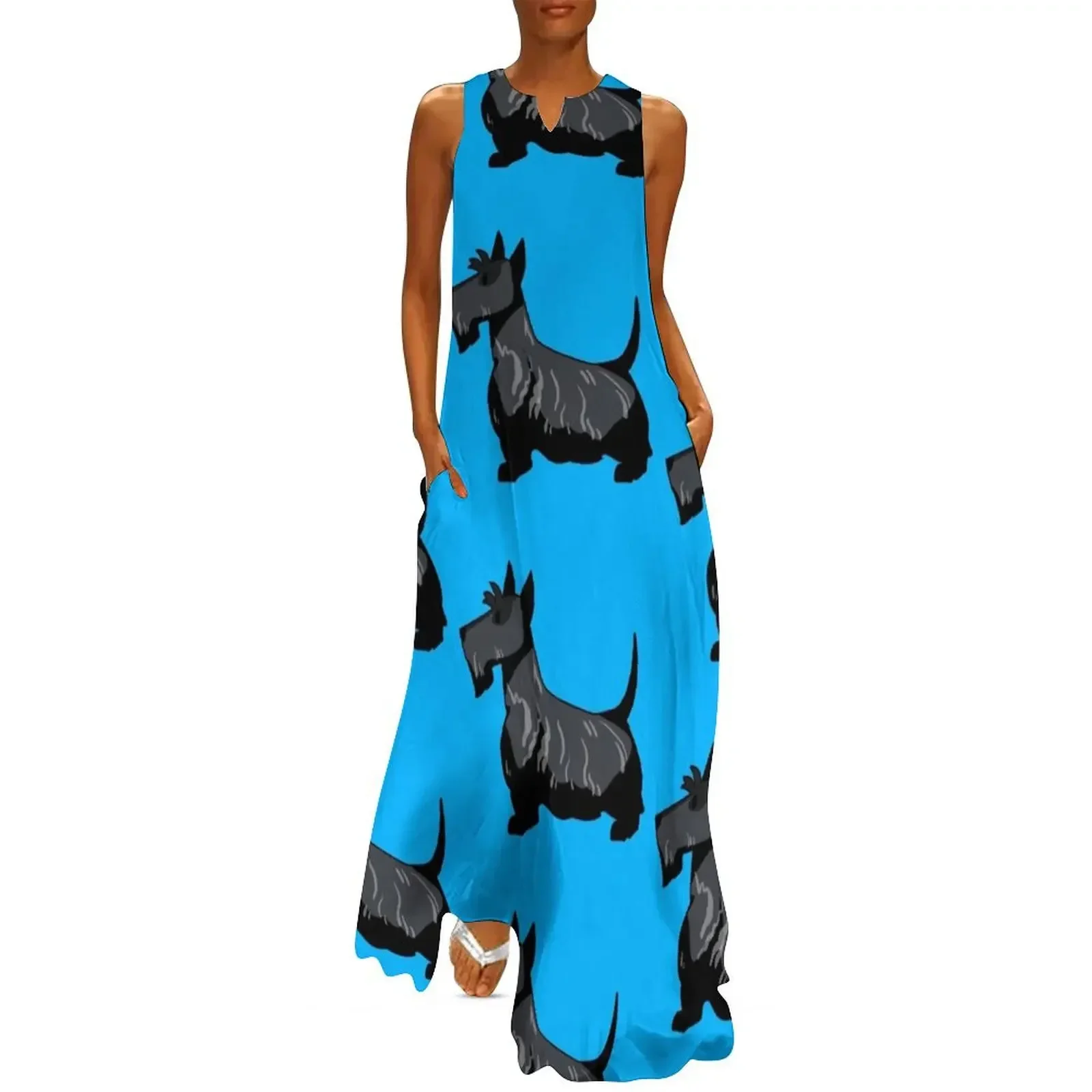 Scottish Terrier Dog Long Dress Beachwear long dress women summer clothes for women clothes for woman Dress
Scottish Terrier Dog Long Dress Beachwear long dress women summer clothes for women clothes for woman Dress