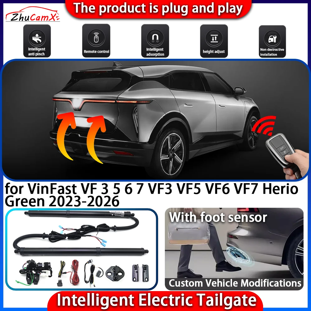 Smart Powered Tailgate System for VinFast VF 3 5 6 7 VF3 VF5 VF6 VF7 Herio Green 2023-2026 Automatic Intelligent Control Kit
Smart Powered Tailgate System for VinFast VF 3 5 6 7 VF3 VF5 VF6 VF7 Herio Green 2023-2026 Automatic Intelligent Control Kit