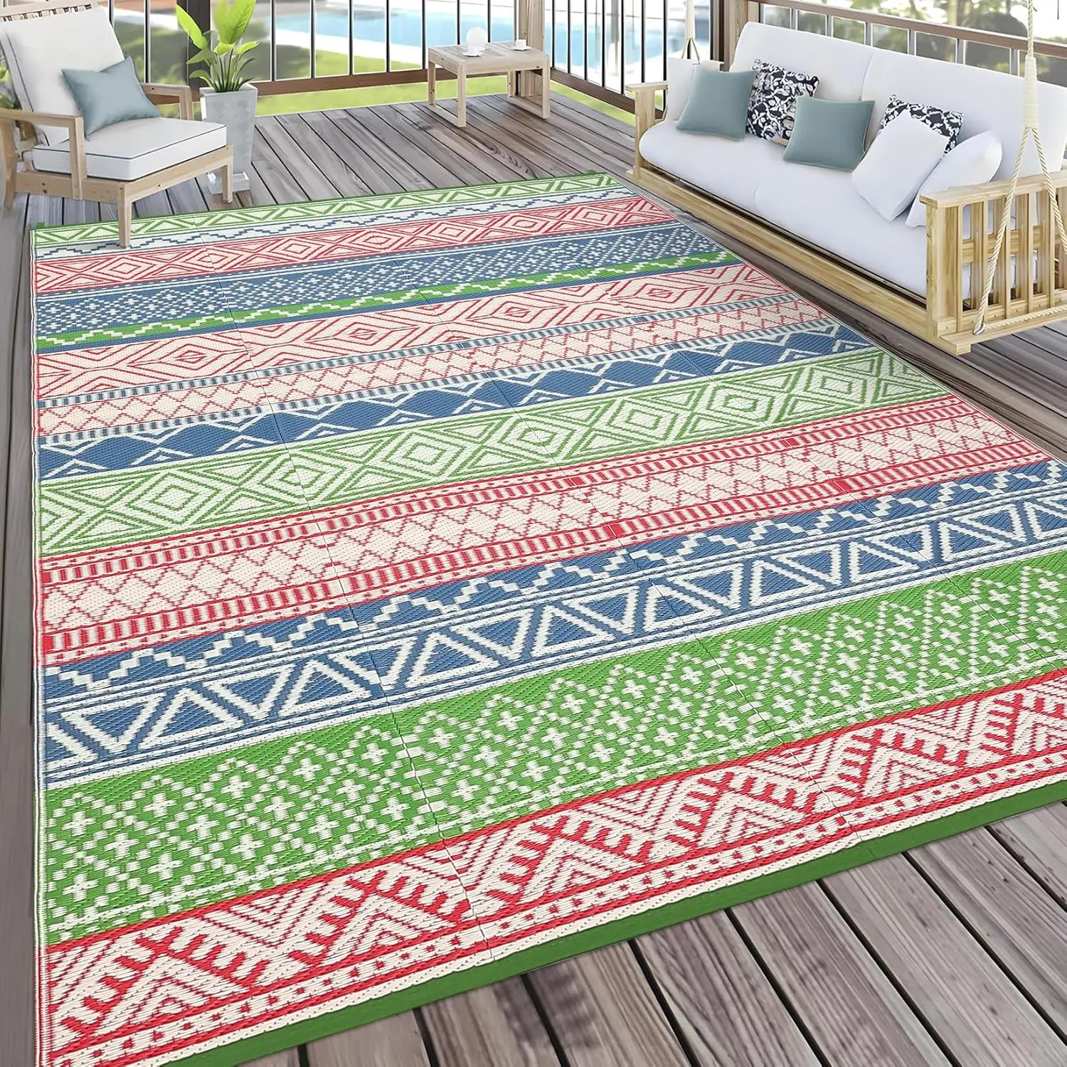 Waterproof Outdoor Rug 8x10 Reversible Patio Rug Portable Plastic Straw Rugs for Camping Boho Outdoor RV Mat for Camper Large
Waterproof Outdoor Rug 8x10 Reversible Patio Rug Portable Plastic Straw Rugs for Camping Boho Outdoor RV Mat for Camper Large