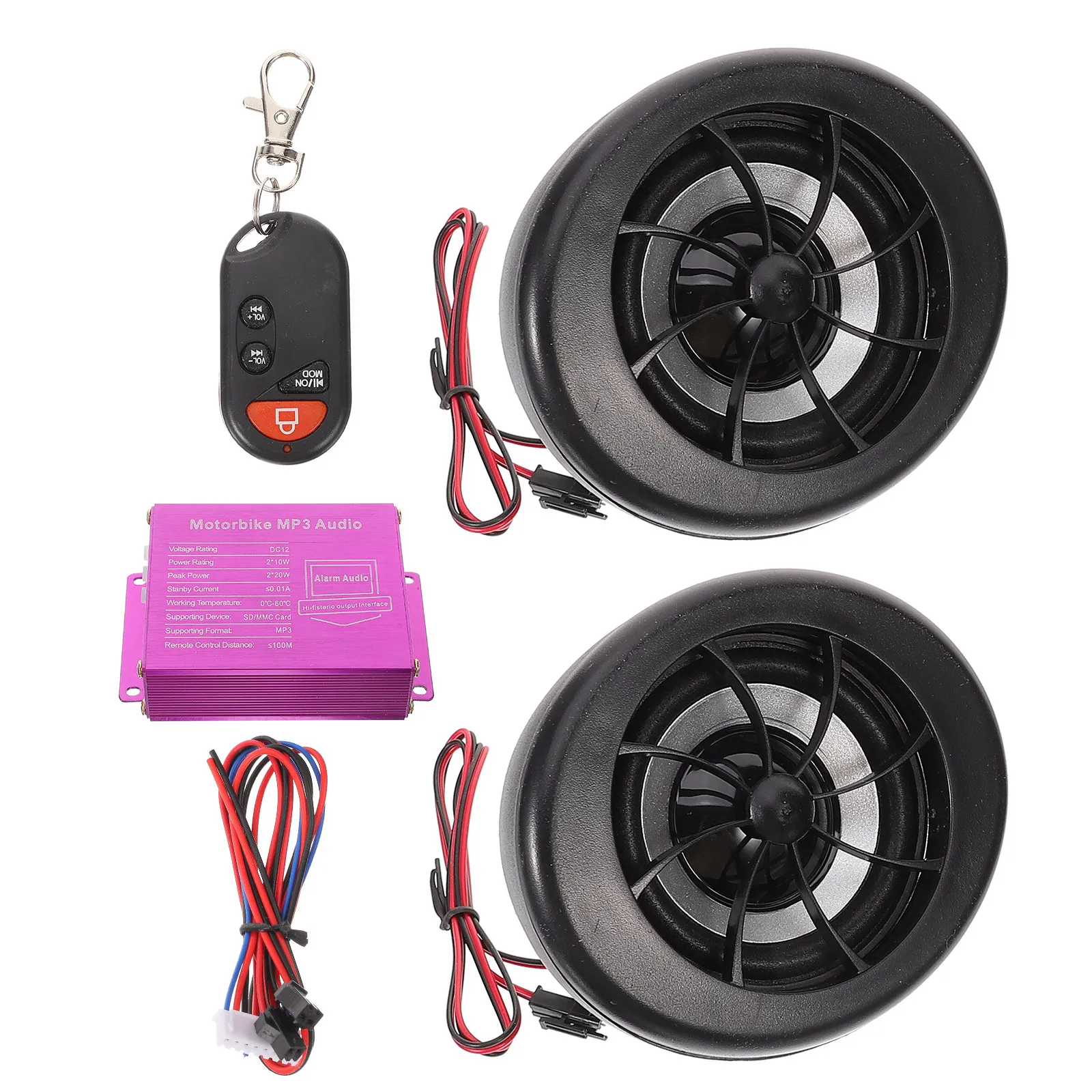 1Set Motorcycle Speaker Wireless Stereo System for Audio Sound System Motorcycle
1Set Motorcycle Speaker Wireless Stereo System for Audio Sound System Motorcycle