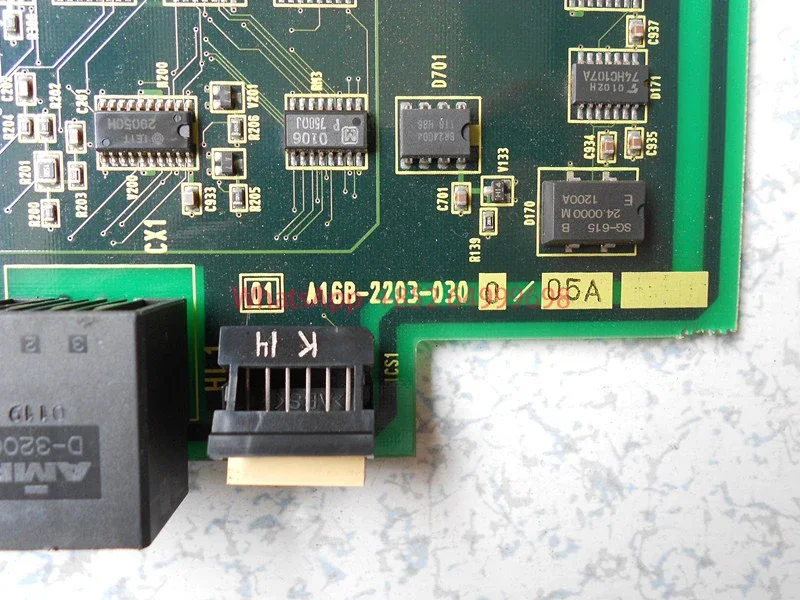 A16B-2203-0300 Used Cardfor CNC System Controller Tested Ok 
A16B-2203-0300 Used Cardfor CNC System Controller Tested Ok