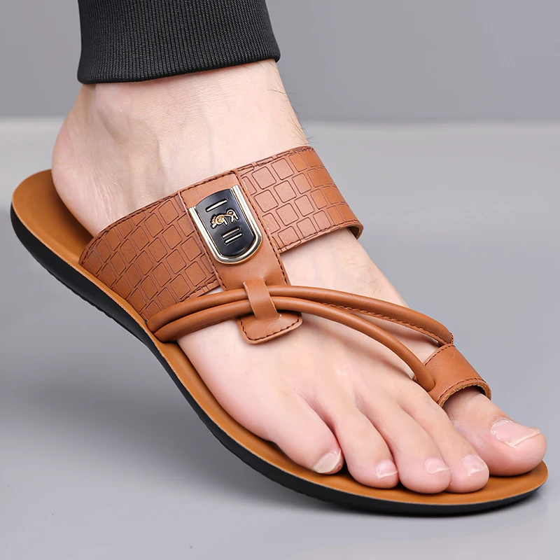 Men's Summer Comfortable Soft-Soled Slip-On Sandals with Buckles Anti-Slip Wear-Resistant Breathable Casual Slippers-5108
Men's Summer Comfortable Soft-Soled Slip-On Sandals with Buckles Anti-Slip Wear-Resistant Breathable Casual Slippers-5108
