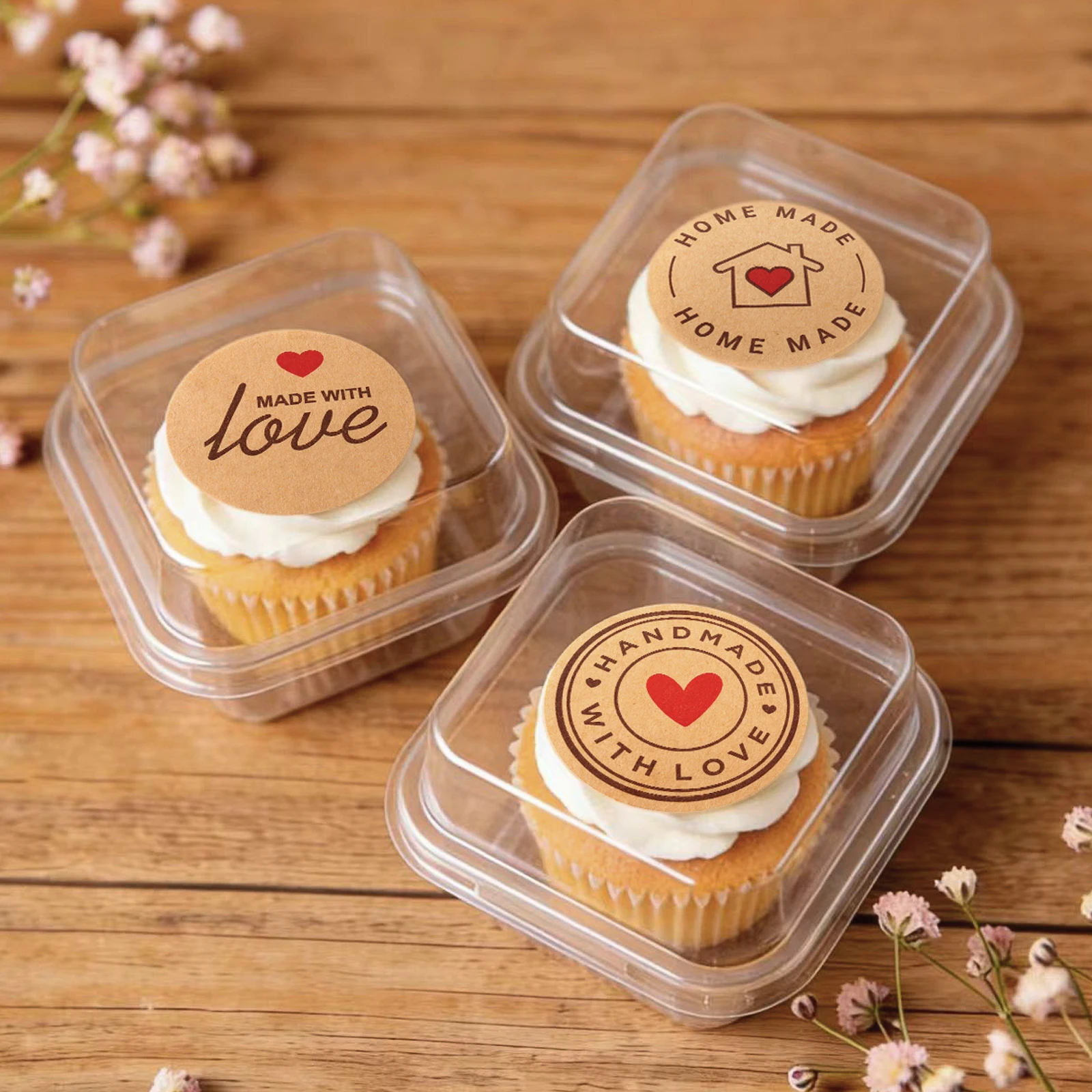 Handmade With Love Stickers Round Kraft Brown 100 Pieces Total
Handmade With Love Stickers Round Kraft Brown 100 Pieces Total