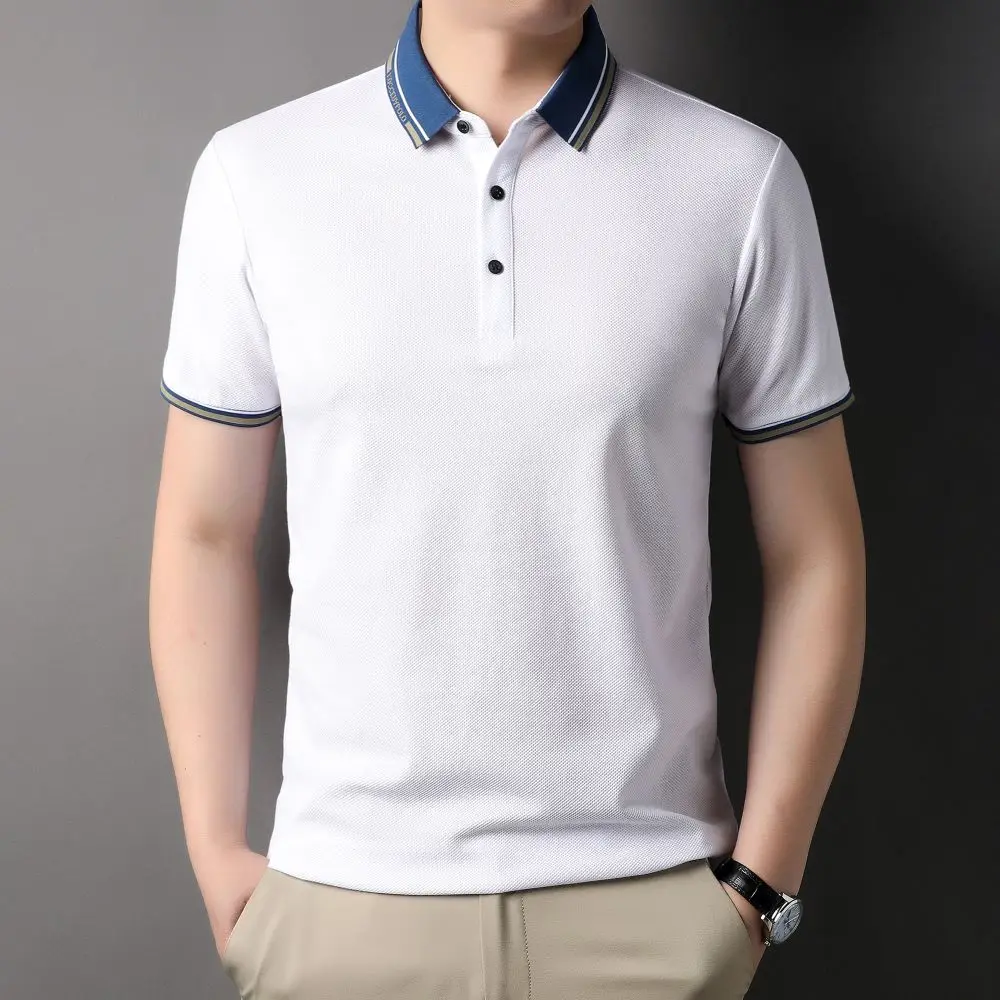 COODRONY Cotton Lapel Polo-Shirt Summer New Light Cool Breathable Men's Short Sleeve Collar Contrast Business Casual Shirt R5042
COODRONY Cotton Lapel Polo-Shirt Summer New Light Cool Breathable Men's Short Sleeve Collar Contrast Business Casual Shirt R5042