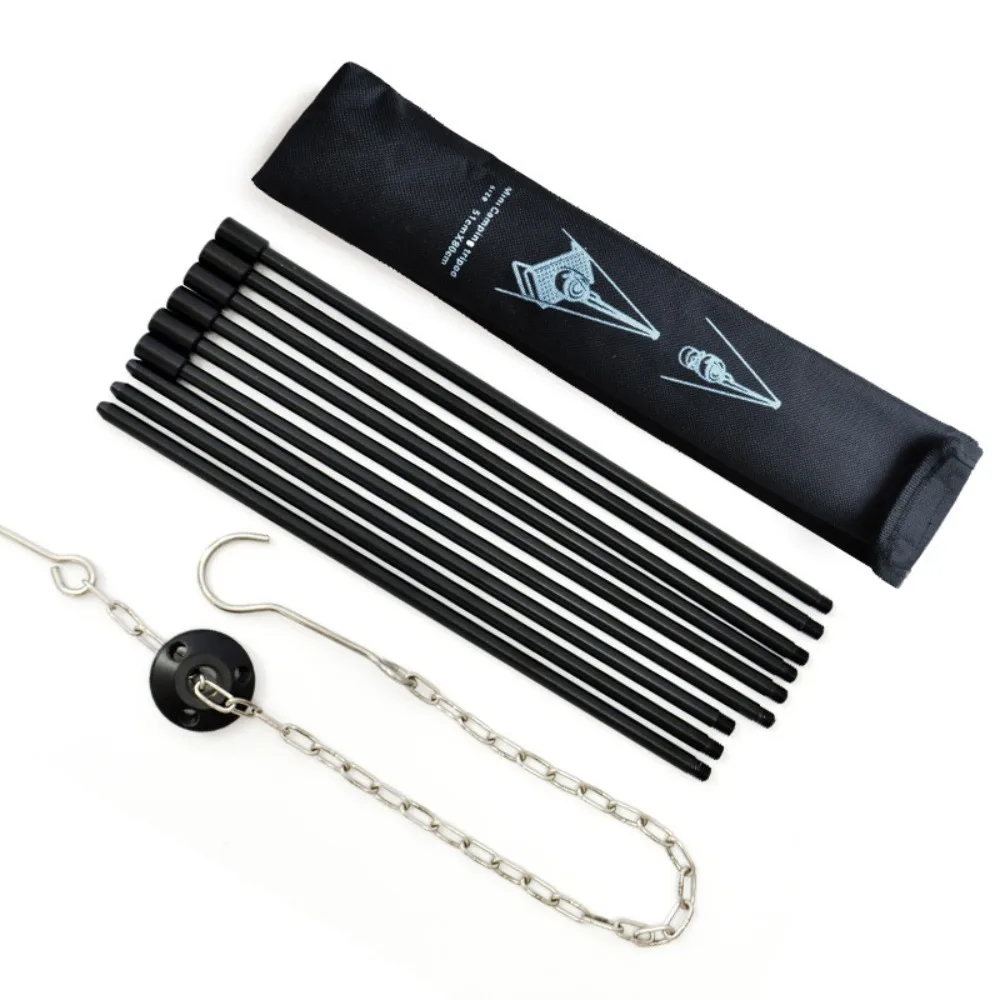 3 Section Camping Cooking Tripod Triangle Support Hanging Chain Picnic Hanging Tripod Support Rack Foldable
3 Section Camping Cooking Tripod Triangle Support Hanging Chain Picnic Hanging Tripod Support Rack Foldable