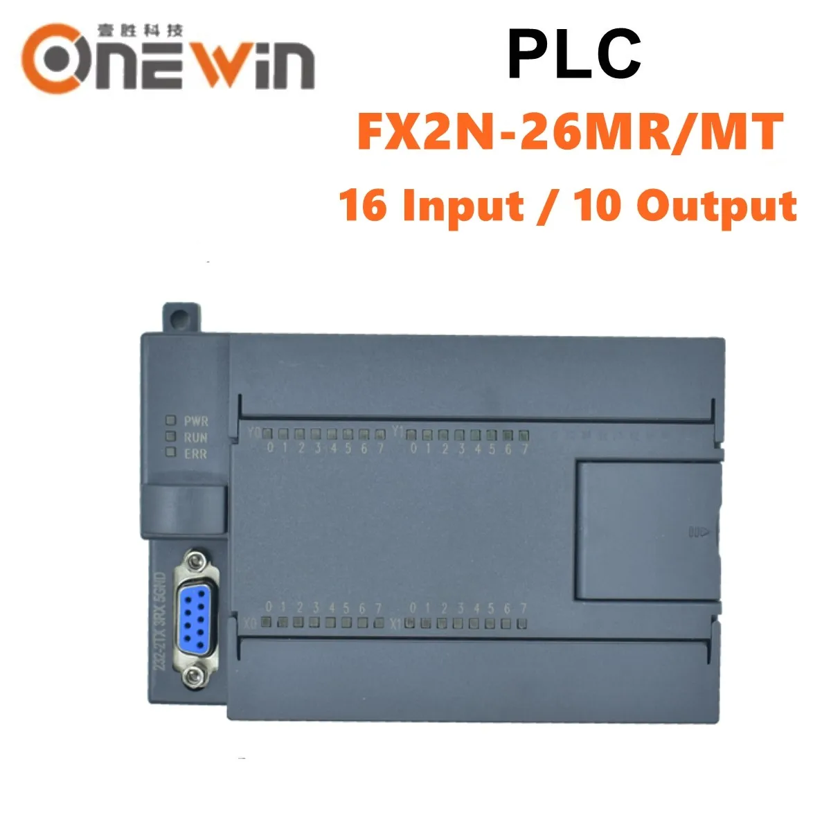 FX2N-26MR FX2N-26MT PLC Industrial Control Board 16 Input 10 Output RS232 RS485 MODBUS RTU Support Expansion Module
FX2N-26MR FX2N-26MT PLC Industrial Control Board 16 Input 10 Output RS232 RS485 MODBUS RTU Support Expansion Module