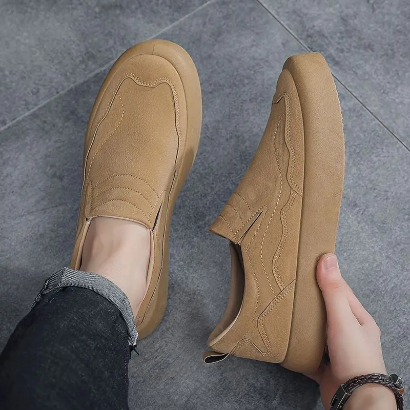 Весенне-осенние массивные мужские туфли без шнуровки, классические кроссовки оригинального размера 44, дешевые жидкостные новые мужские повседневные туфли по низкой цене 
Весенне-осенние массивные мужские туфли без шнуровки, классические кроссовки оригинального размера 44, дешевые жидкостные новые мужские повседневные туфли по низкой цене