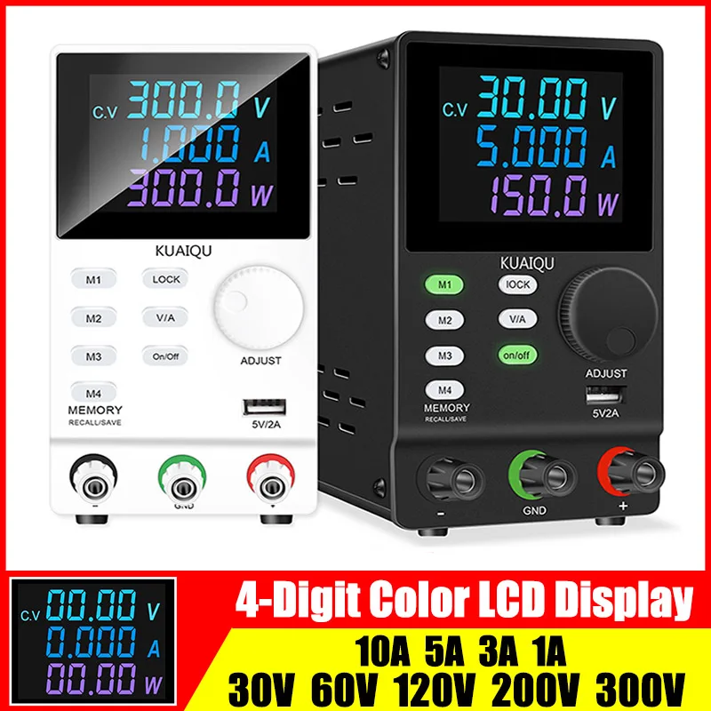 Programmable DC Power Supply Adjustable Laboratory Maintenance Workbench 30V 60V 120V 220V 300V Voltage Current Regulator
Programmable DC Power Supply Adjustable Laboratory Maintenance Workbench 30V 60V 120V 220V 300V Voltage Current Regulator