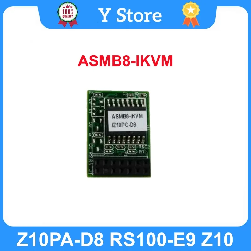 Y Store For Z10PA-D8 RS100-E9 Z10 Series Server Motherboard Management Module IPMI2.0 ASMB8-IKVM Remote Management Module
Y Store For Z10PA-D8 RS100-E9 Z10 Series Server Motherboard Management Module IPMI2.0 ASMB8-IKVM Remote Management Module