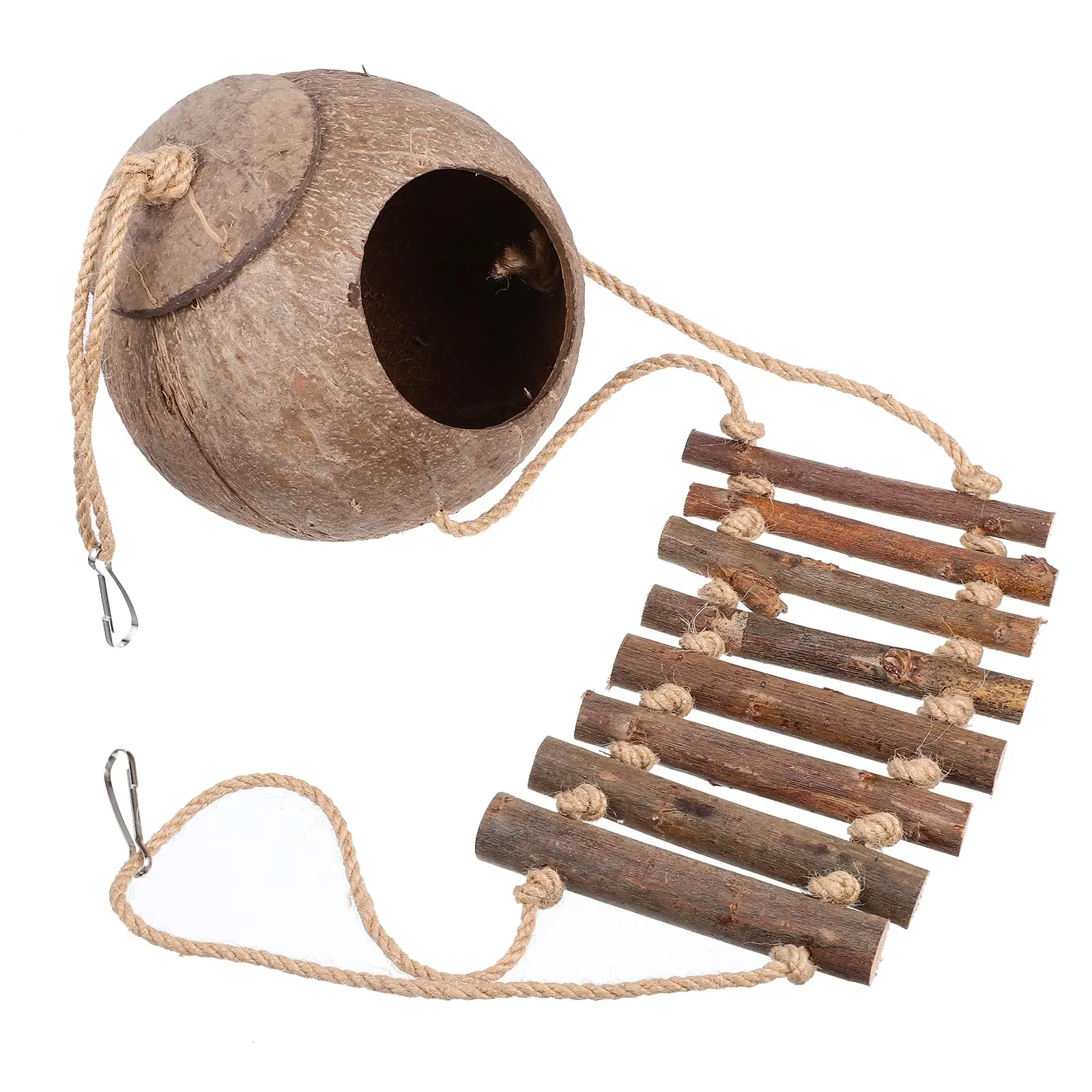 Decorative Reptile Hideout Natural Coconut Shell Shelter Ladder Lizard Turtle Habitat Reptile Terrarium Decor Lizard Hide Place
Decorative Reptile Hideout Natural Coconut Shell Shelter Ladder Lizard Turtle Habitat Reptile Terrarium Decor Lizard Hide Place