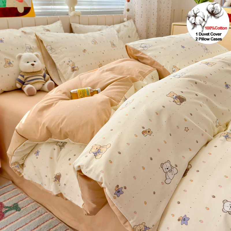 Премиальный комплект постельного белья из 100% хлопка с милым мультяшным рисунком, гипоаллергенный, приятный для кожи, машинная стирка, декор для спальни
Премиальный комплект постельного белья из 100% хлопка с милым мультяшным рисунком, гипоаллергенный, приятный для кожи, машинная стирка, декор для спальни