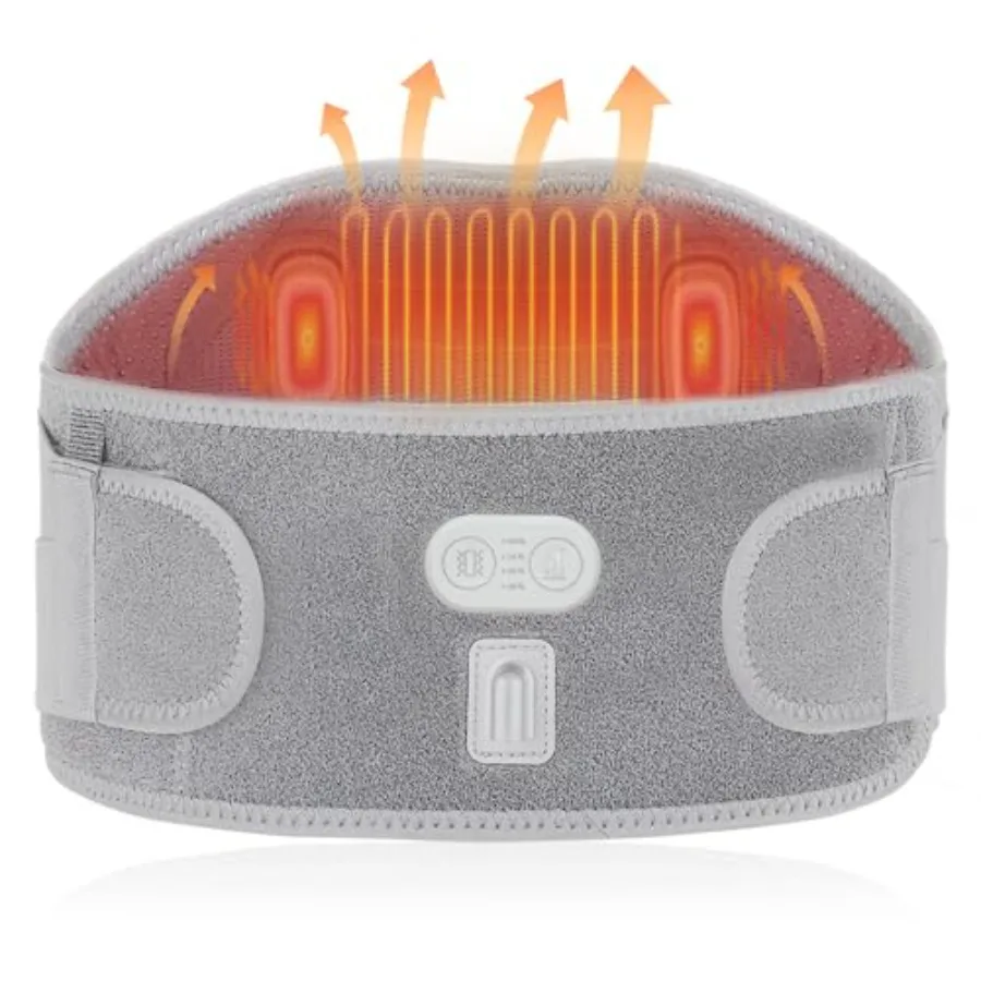 Heated Waist Belt - Cordless Heatg Pad for Lower Back Pa Relief, FSA Eligible HSA, Electrical Heatg and Massage, Rechargeable B
Heated Waist Belt - Cordless Heatg Pad for Lower Back Pa Relief, FSA Eligible HSA, Electrical Heatg and Massage, Rechargeable B