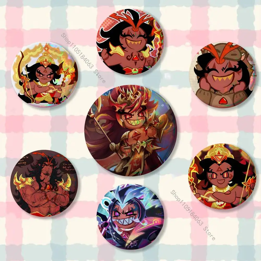 For B-Burning Spice C-Cookie Laser reflective round badges pins bag clothing decorations collectibles gifts for friends
For B-Burning Spice C-Cookie Laser reflective round badges pins bag clothing decorations collectibles gifts for friends