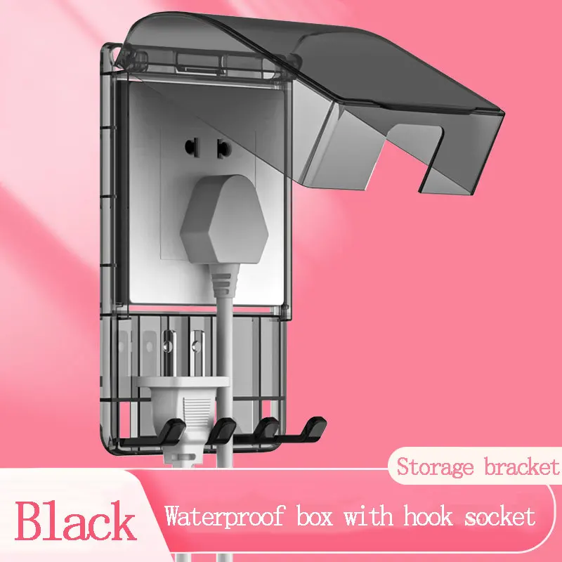 86 Type Adhesive Multifunctional Socket Protective Cover With Hook Storage Waterproof Box Bathroom Household Splash-proof Box
86 Type Adhesive Multifunctional Socket Protective Cover With Hook Storage Waterproof Box Bathroom Household Splash-proof Box