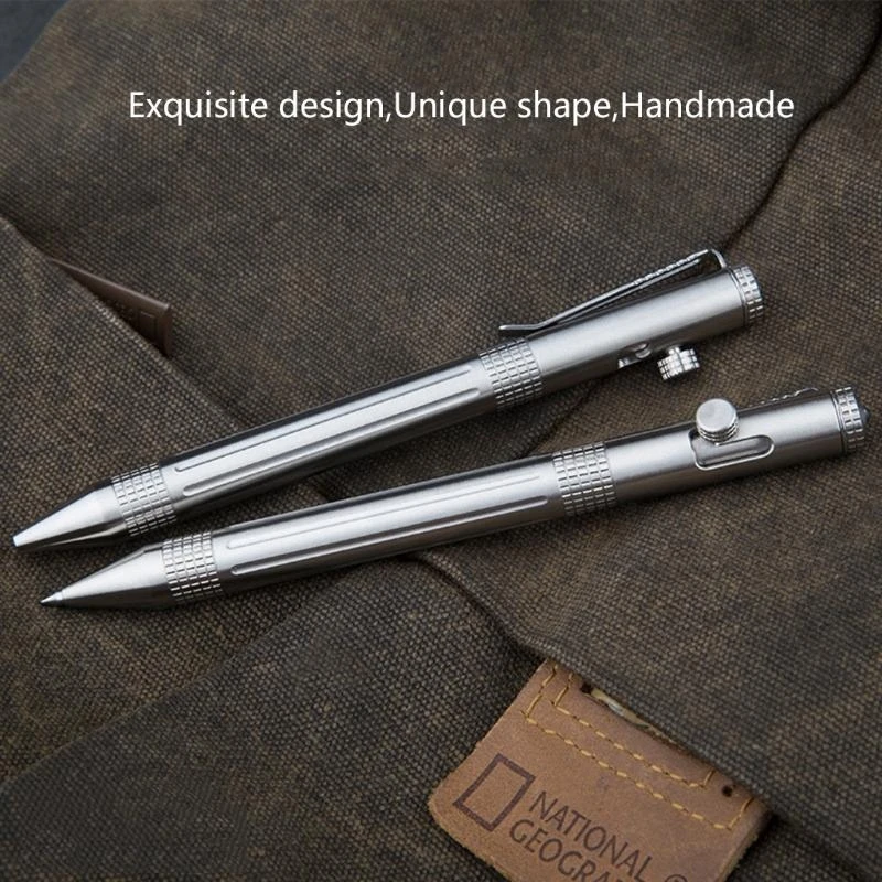 Multi-purpose Premium Bolt Action Pen Regular Refill Durable Stainless Steel Clip Weight Balanced for Signature Office
Multi-purpose Premium Bolt Action Pen Regular Refill Durable Stainless Steel Clip Weight Balanced for Signature Office