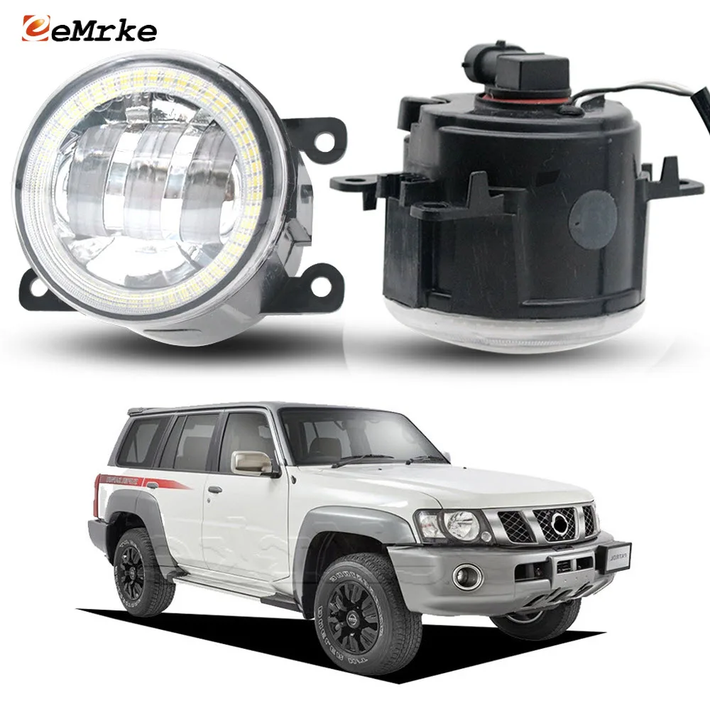 Светодиодные противотуманные фары «ангельские глазки» в сборе для Nissan Patrol Y61 V Facelift 2005 2006 2007 2008 2009, передняя фара с диафрагмой автомобиля DRL
Светодиодные противотуманные фары «ангельские глазки» в сборе для Nissan Patrol Y61 V Facelift 2005 2006 2007 2008 2009, передняя фара с диафрагмой автомобиля DRL