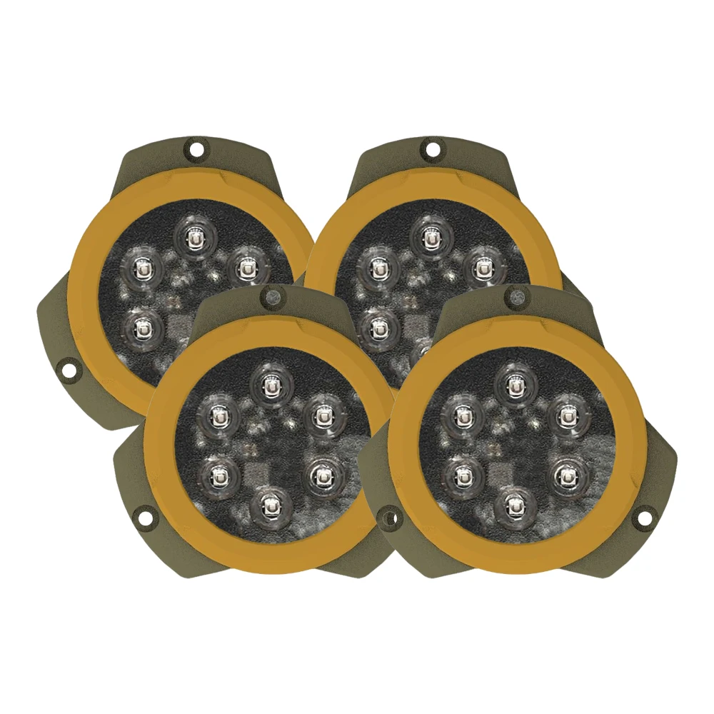 4pcs 25W High Power Compact 3.5" Round Blue White LED Dock Fishing Attractor Transom Boat Yacht Underwater Illumination Lights
4pcs 25W High Power Compact 3.5" Round Blue White LED Dock Fishing Attractor Transom Boat Yacht Underwater Illumination Lights