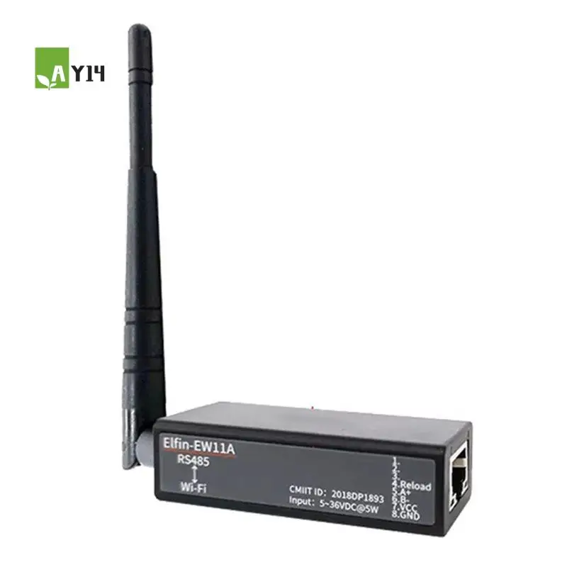 AY14 -Serial Port RS485 To Wifi Serial Device Server EW11A Support TCP/IP Telnet Modbus Protocol IOT Data Transfer Converter
