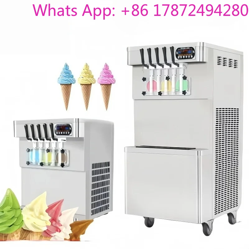 Commercial Top Vertical 3 5 7 Flavors Soft Ice Cream Machine Fastfood Restaurant Soft Ice Cream Maker Slush Machine
Commercial Top Vertical 3 5 7 Flavors Soft Ice Cream Machine Fastfood Restaurant Soft Ice Cream Maker Slush Machine
