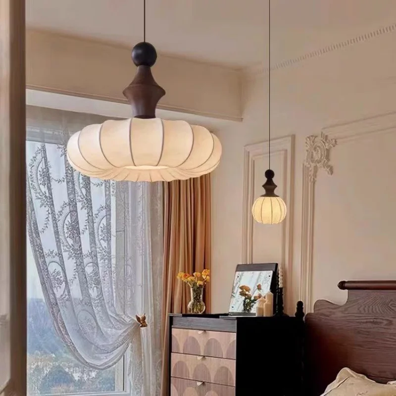 WabiSabi Fabric Chandelier French Vintage LED Ceiling Pendant Light Living Room Bedroom Dining Room Wooden Lighting Fixtures
WabiSabi Fabric Chandelier French Vintage LED Ceiling Pendant Light Living Room Bedroom Dining Room Wooden Lighting Fixtures