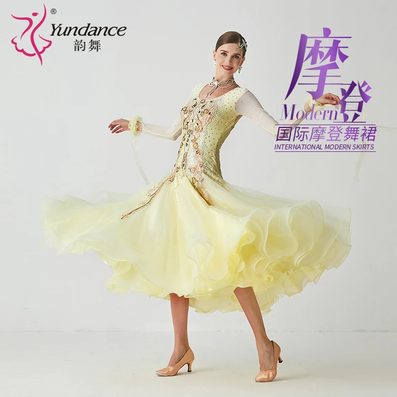 B-21103 Custom International Standard Ballroom Dance Dress for Women Spandex/Polyester Stage Performance Wear
B-21103 Custom International Standard Ballroom Dance Dress for Women Spandex/Polyester Stage Performance Wear