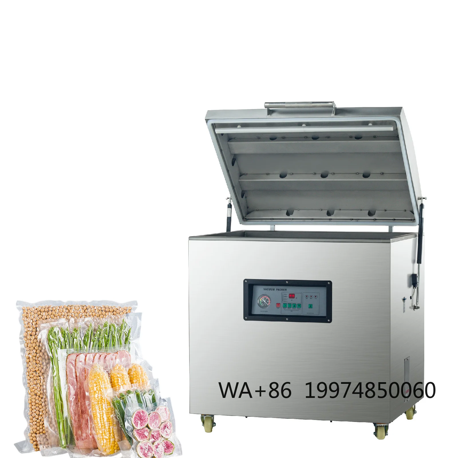 2025 Big Size 800mm Stand Vacuum Packing Machine Triple Sealing bar Wrapping Machine Fresh Keeper Package Packer
2025 Big Size 800mm Stand Vacuum Packing Machine Triple Sealing bar Wrapping Machine Fresh Keeper Package Packer