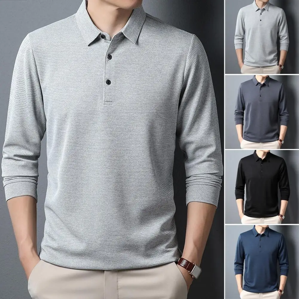 Men Solid Color Pullover Shirt Trendy Lapel Men's Shirt Versatile Solid Color Top for Autumn Winter Soft Texture Long Sleeve
Men Solid Color Pullover Shirt Trendy Lapel Men's Shirt Versatile Solid Color Top for Autumn Winter Soft Texture Long Sleeve