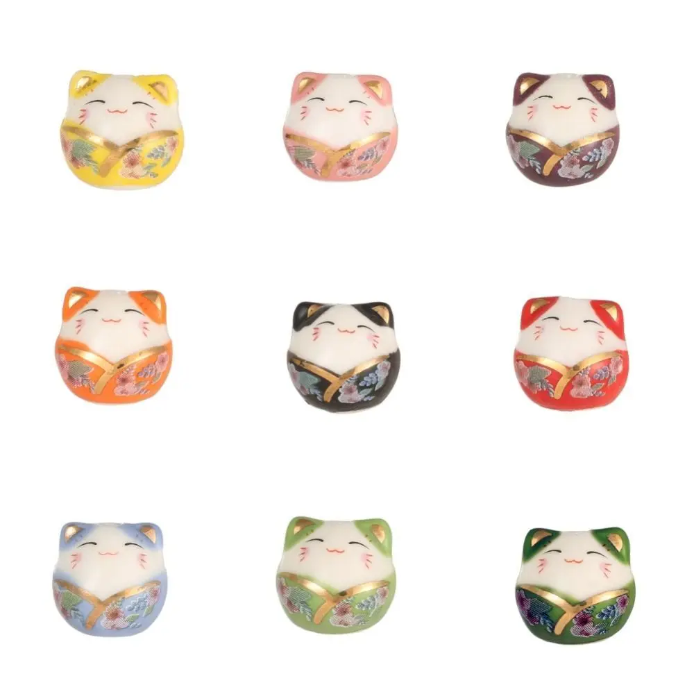 1pc Japanese Ceramic Fortune Cat Bead with Vertical Hole Pendant Charm for DIY Necklace Bracelet Jewelry Making Accessories
1pc Japanese Ceramic Fortune Cat Bead with Vertical Hole Pendant Charm for DIY Necklace Bracelet Jewelry Making Accessories