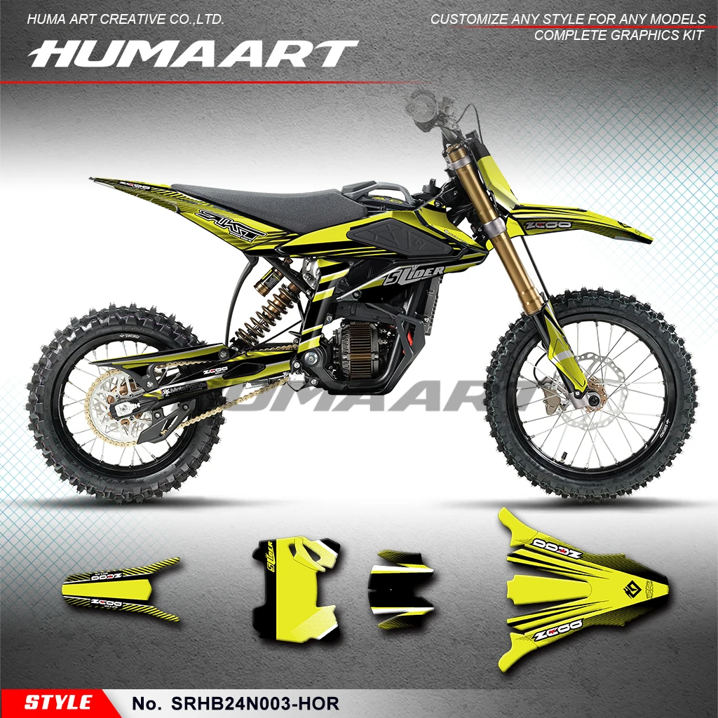 Наклейка HUMAART, мотоциклетная графика для Sur Ron SURRON Hyper Bee Sur-Ron Dirt eBike, комплект для восстановления, SRHB24N003-HOR
Наклейка HUMAART, мотоциклетная графика для Sur Ron SURRON Hyper Bee Sur-Ron Dirt eBike, комплект для восстановления, SRHB24N003-HOR
