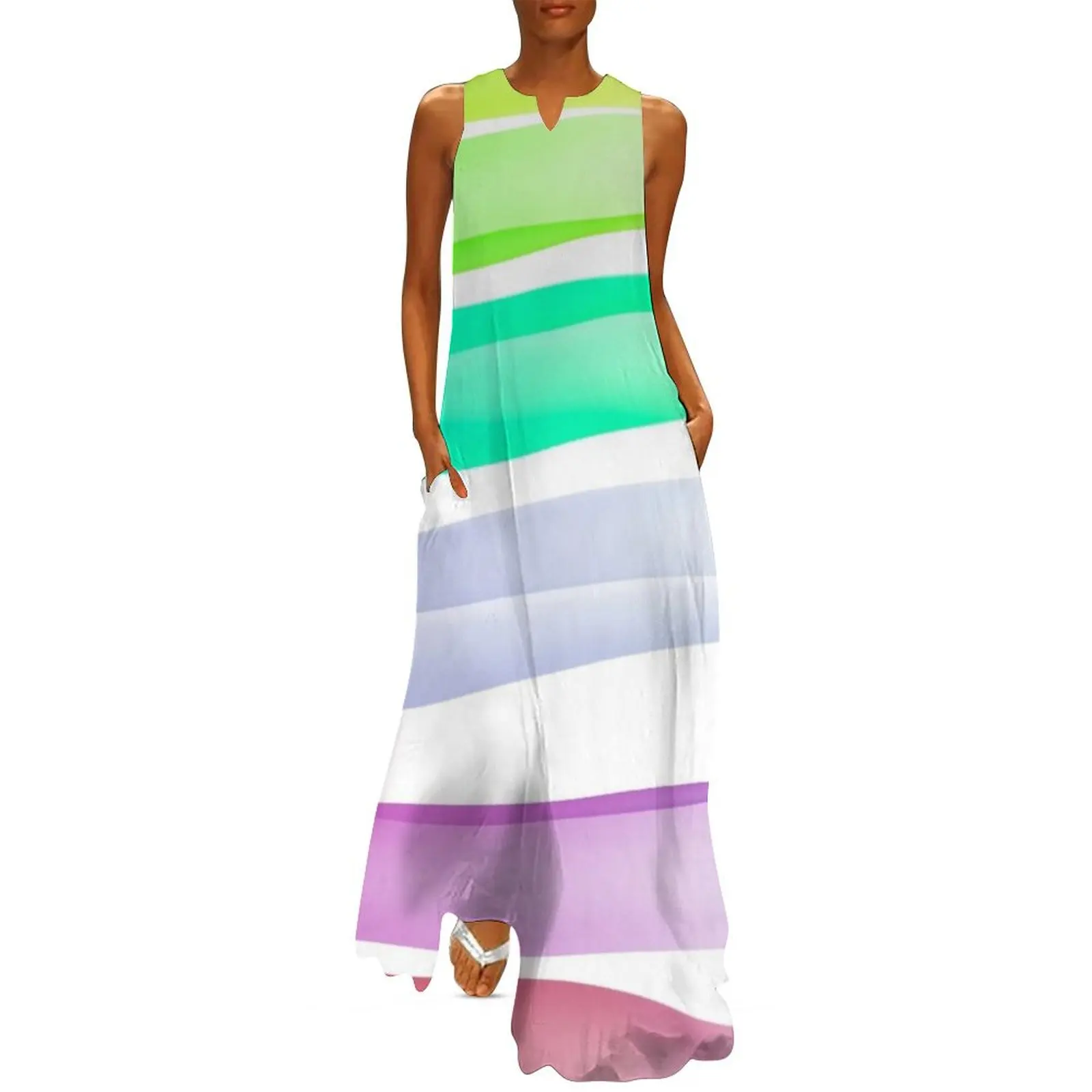 Rainbow Spectrum Long Dress elegant dresses for women women dress Long veiled dresses
Rainbow Spectrum Long Dress elegant dresses for women women dress Long veiled dresses