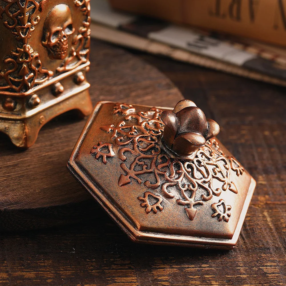 Прочный органайзер для ювелирных изделий из смолы с черепом, уникальный домашний декор на Хэллоуин, настольное украшение, футляр для ювелирных изделий на Хэллоуин, футляр для хранения сережек
Прочный органайзер для ювелирных изделий из смолы с черепом, уникальный домашний декор на Хэллоуин, настольное украшение, футляр для ювелирных изделий на Хэллоуин, футляр для хранения сережек