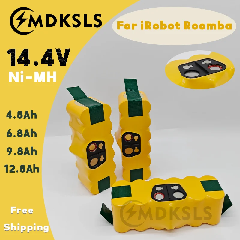 New MDKSLS 14.4V 4.8-12.8Ah Battery For iRobot 500 600 700 800 900 series Battery For iRobot Roomba14.4 V 620 650 770 780 580
New MDKSLS 14.4V 4.8-12.8Ah Battery For iRobot 500 600 700 800 900 series Battery For iRobot Roomba14.4 V 620 650 770 780 580