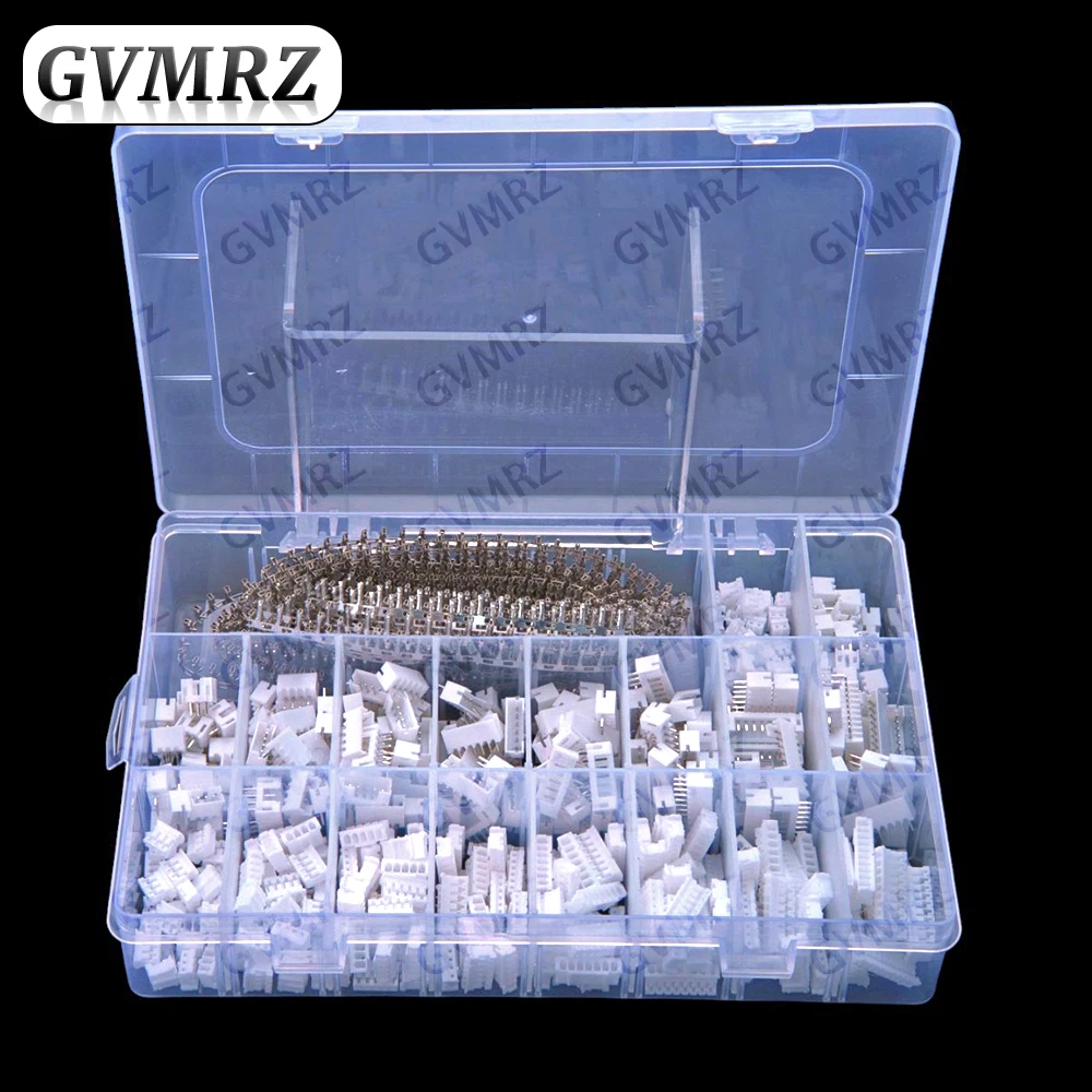 1550PCS 2P-10P JST PH 2.0mm pitch 2P 3P 4P 5P 6P 7P 8P 9P 10P housing straight pin base connector terminal block kit box
1550PCS 2P-10P JST PH 2.0mm pitch 2P 3P 4P 5P 6P 7P 8P 9P 10P housing straight pin base connector terminal block kit box