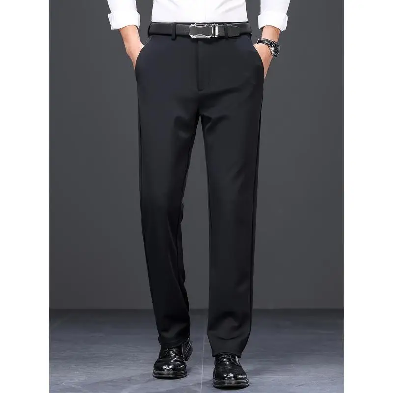 Business Casual Straight Leg Trousers for Men Outerwear Fashion Mid-Term Spring Side Buckle Other Style Neutral Business Scene
Business Casual Straight Leg Trousers for Men Outerwear Fashion Mid-Term Spring Side Buckle Other Style Neutral Business Scene