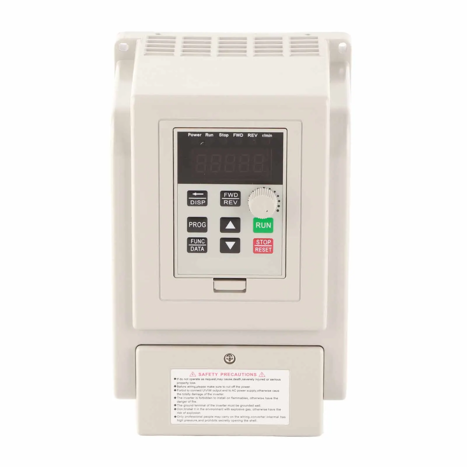 Variable Frequency Drive, AC 220V 1.5KW Variable Frequency Drive VFD Speed Controller for 3‑phase Motor
Variable Frequency Drive, AC 220V 1.5KW Variable Frequency Drive VFD Speed Controller for 3‑phase Motor