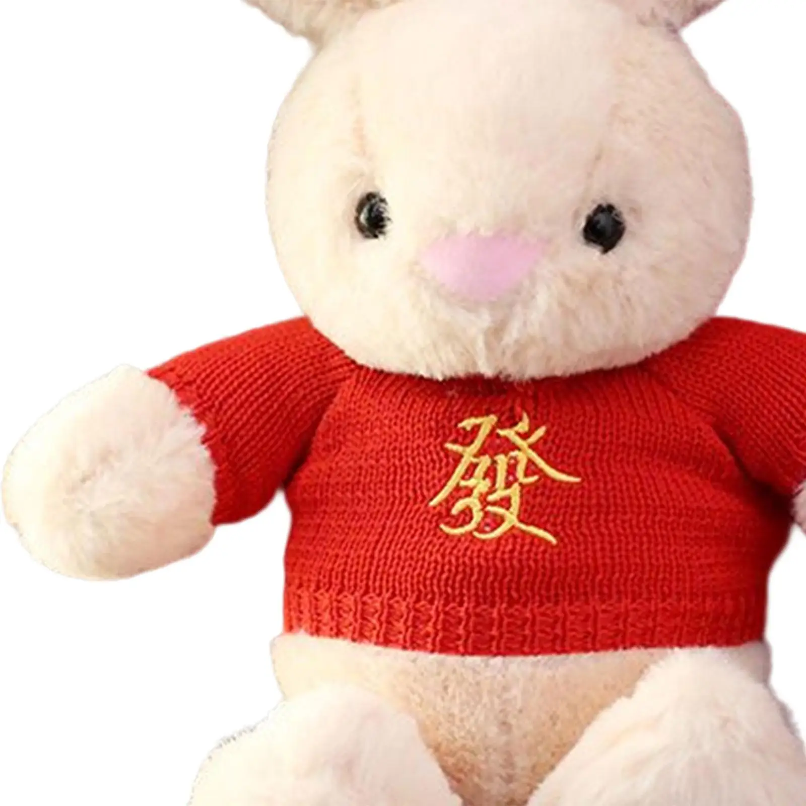 Lovely Red Sweater Plush Rabbit Stuffed Doll Height 40cm Exquisite Sewing Craft
Lovely Red Sweater Plush Rabbit Stuffed Doll Height 40cm Exquisite Sewing Craft