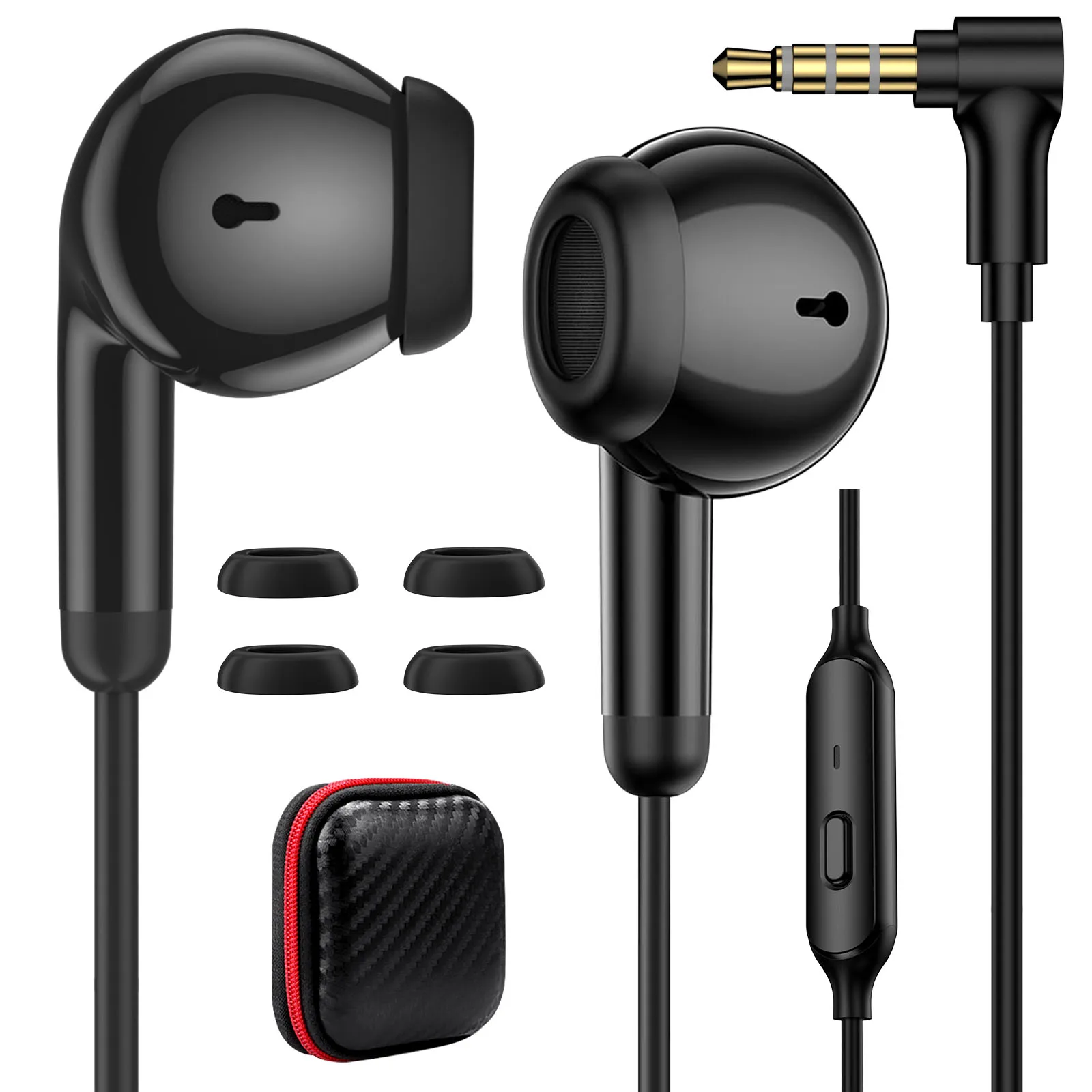 3.5mm Jack In-Ear Wired Headphones with Mic Stereo Noise Canceling Gaming Earphones for Laptop Samsung A15 A14 S10 Computer Kids
3.5mm Jack In-Ear Wired Headphones with Mic Stereo Noise Canceling Gaming Earphones for Laptop Samsung A15 A14 S10 Computer Kids