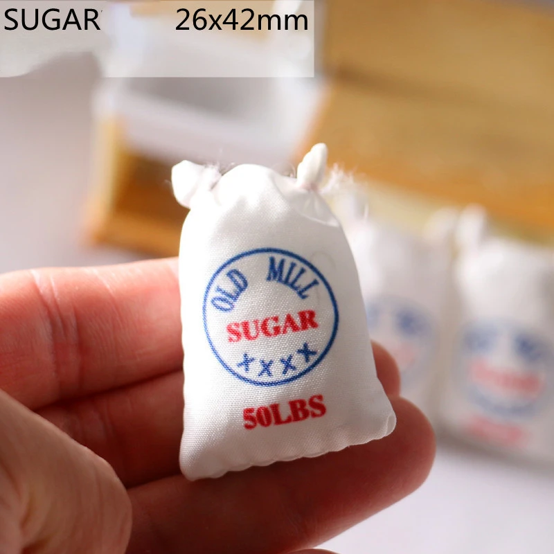 Dollhouse Flour Salt Sugar Cloth Bag Mini Miniature Kitchen Accessories DIY Model House Doll Accessories Furniture Home Decor
Dollhouse Flour Salt Sugar Cloth Bag Mini Miniature Kitchen Accessories DIY Model House Doll Accessories Furniture Home Decor