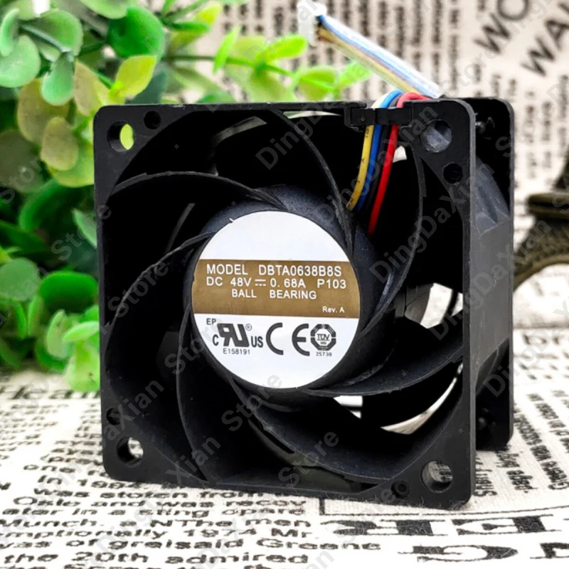 X 1PCS For AVC DBTA0638B8S | DC48V 0.68A | 6CM | 4-Wire Double Ball Industrial Cooling Fan
X 1PCS For AVC DBTA0638B8S | DC48V 0.68A | 6CM | 4-Wire Double Ball Industrial Cooling Fan
