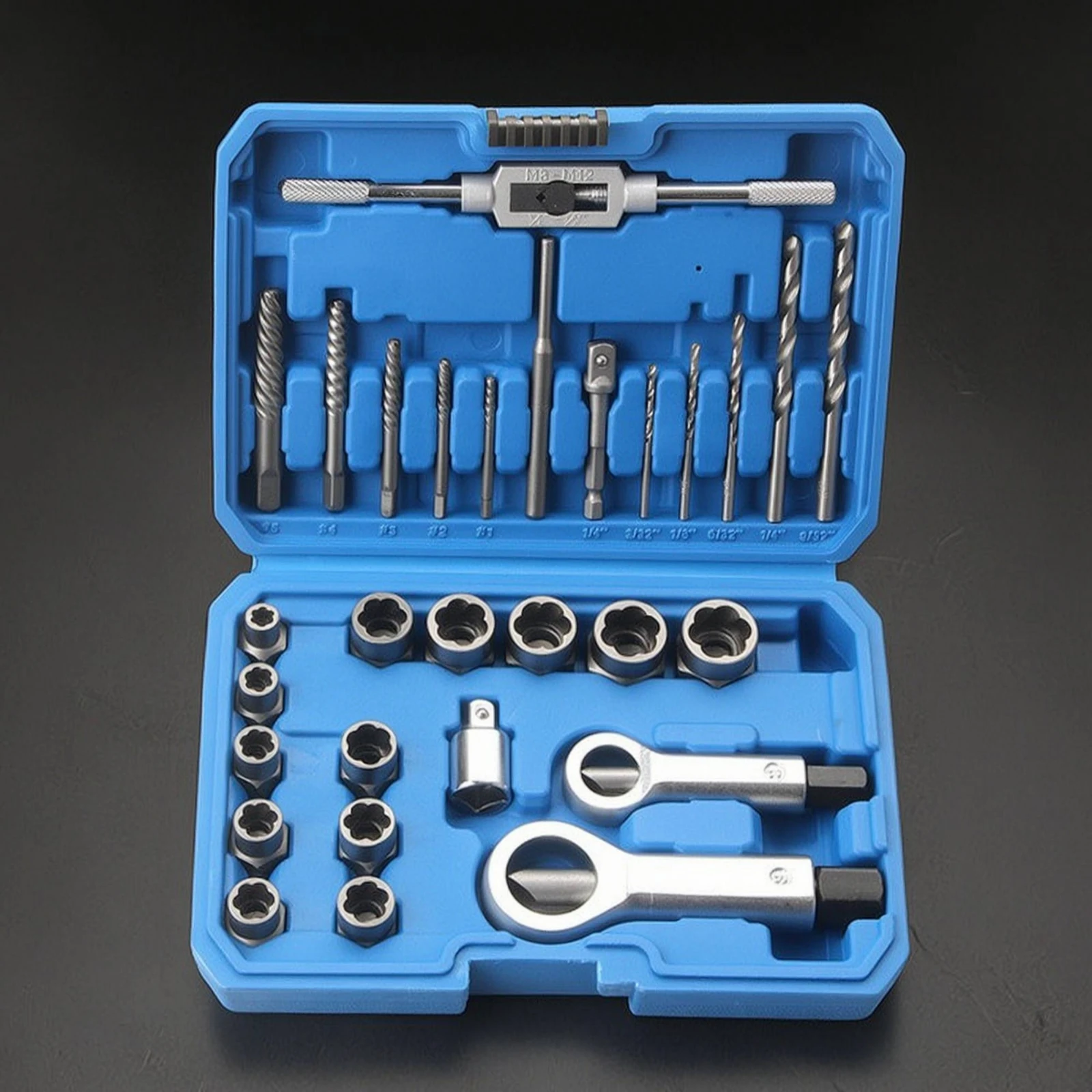 Screw and Nut Extractor Kit Allall-Inclusive Screw Extractor Set with Storage Case Tool Compact Portable for DIYers, Workshop
Screw and Nut Extractor Kit Allall-Inclusive Screw Extractor Set with Storage Case Tool Compact Portable for DIYers, Workshop