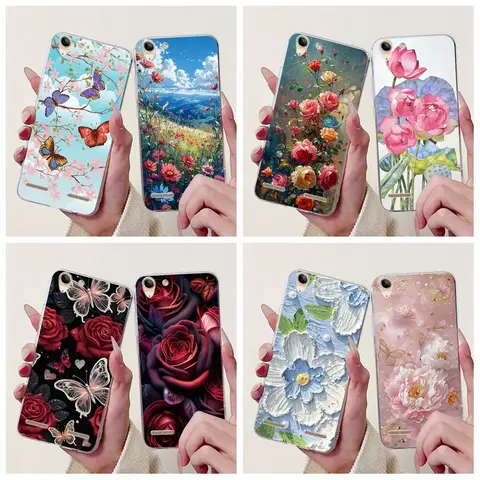 Phone Case For Lenovo Vibe K5 Plus Cover New Fashion Butterfly Flower Funda Soft TPU Back Cover For Lenovo K5Plus Vibe K5 Bumper