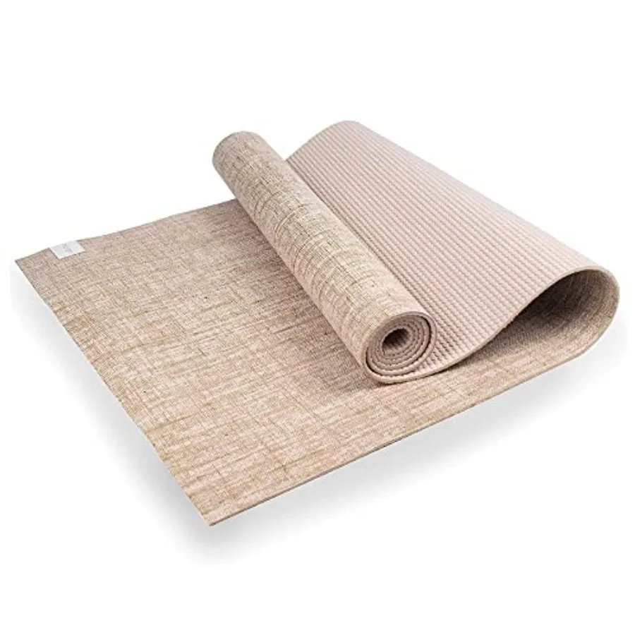 Jute Yoga Mat, High Performance Vegan Floor Exercise Mat, Eco Friendly Biodegradable Yoga Mat with PVC Backing, 72" x 24", 0.2"
Jute Yoga Mat, High Performance Vegan Floor Exercise Mat, Eco Friendly Biodegradable Yoga Mat with PVC Backing, 72" x 24", 0.2"