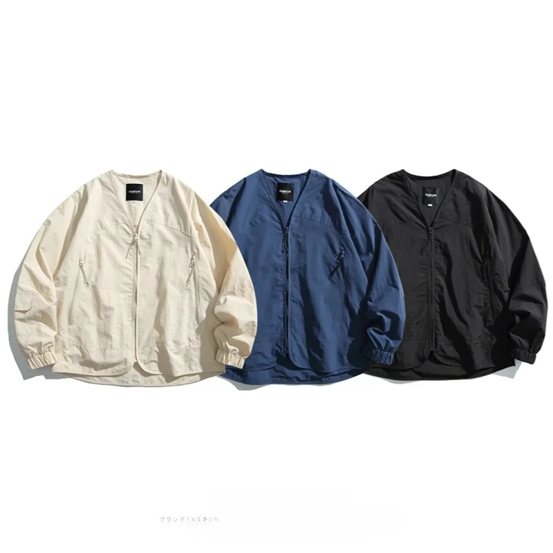 Retro Japanese Sle Thin V-Ne Work Jaet Men's Spring 2025 New Outdoor Functional Water-Resistant Svel Coat
Retro Japanese Sle Thin V-Ne Work Jaet Men's Spring 2025 New Outdoor Functional Water-Resistant Svel Coat