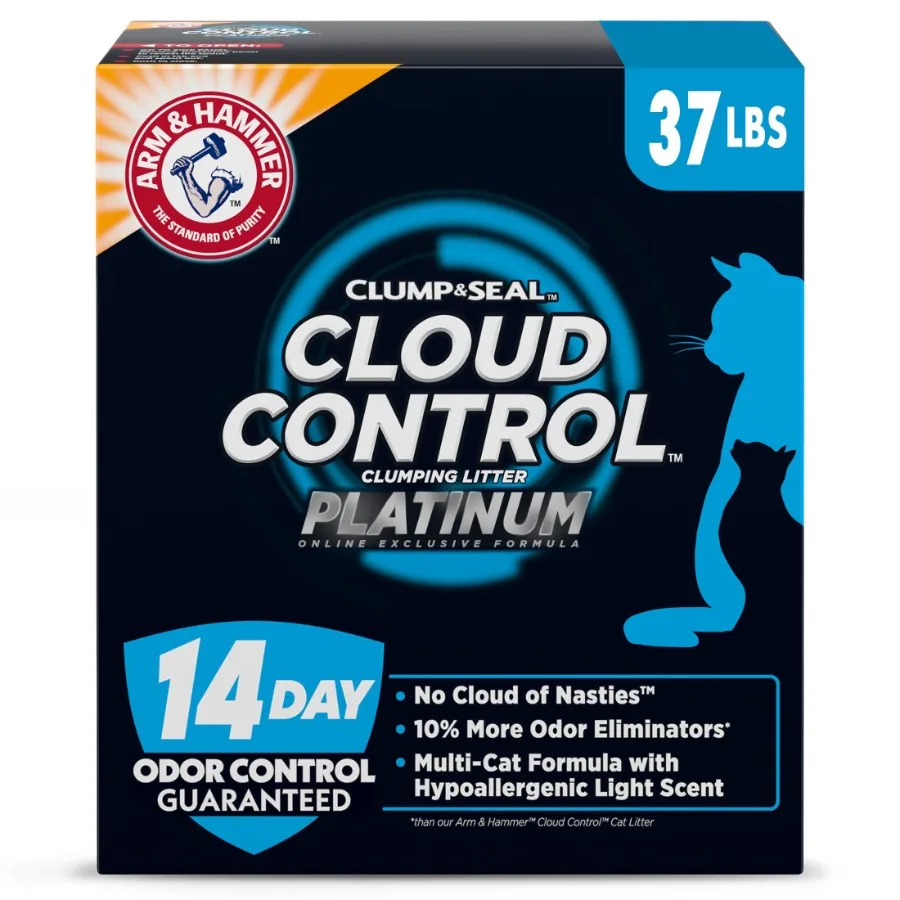 Наполнитель для кошачьего туалета Cloud Control Platinum Clumping, 37 фунтов
Наполнитель для кошачьего туалета Cloud Control Platinum Clumping, 37 фунтов