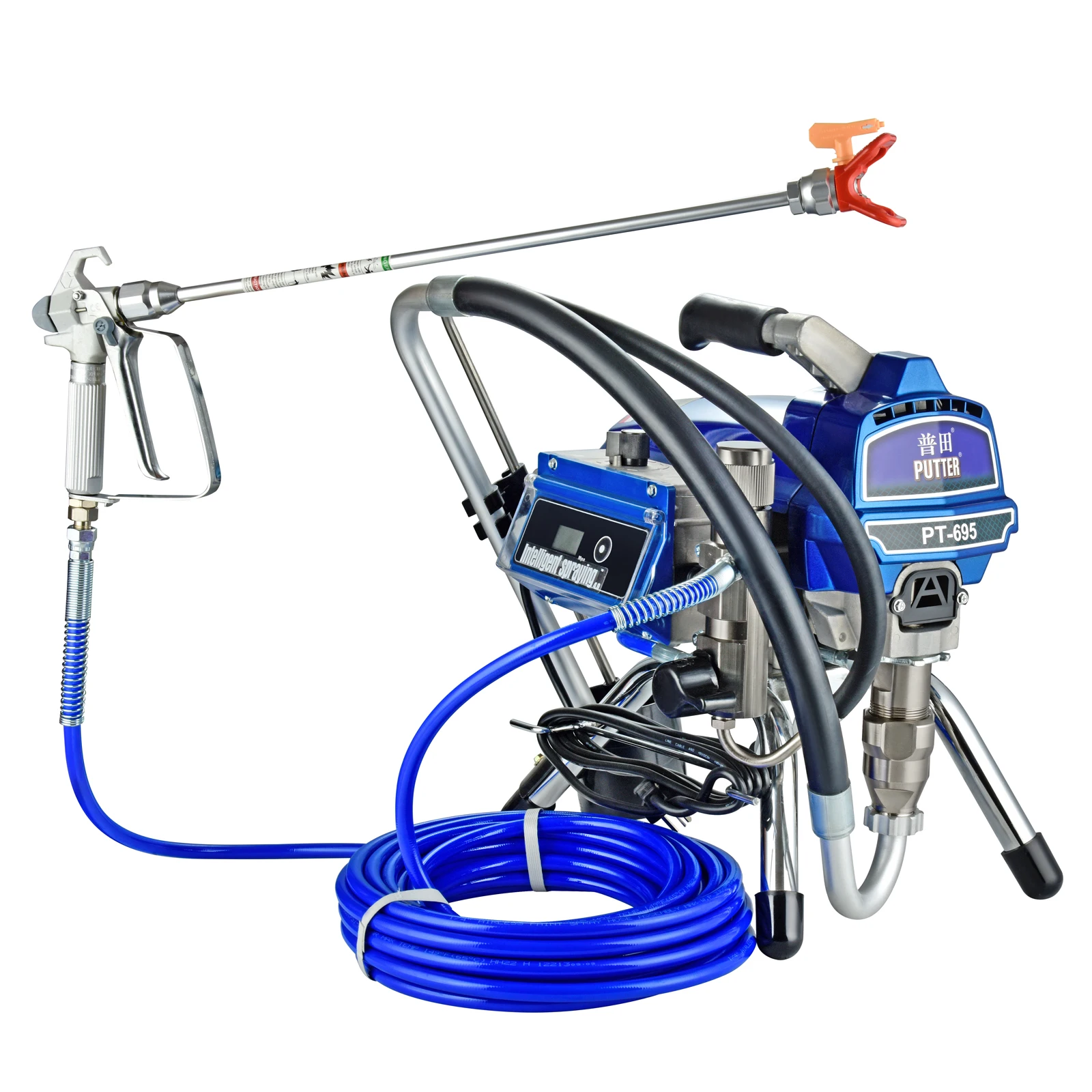 Portable 2.5L Electric Airless Paint Sprayer High Pressure Gun For Industrial Use PT695 220V 5L Cup Volume For DIY
Portable 2.5L Electric Airless Paint Sprayer High Pressure Gun For Industrial Use PT695 220V 5L Cup Volume For DIY