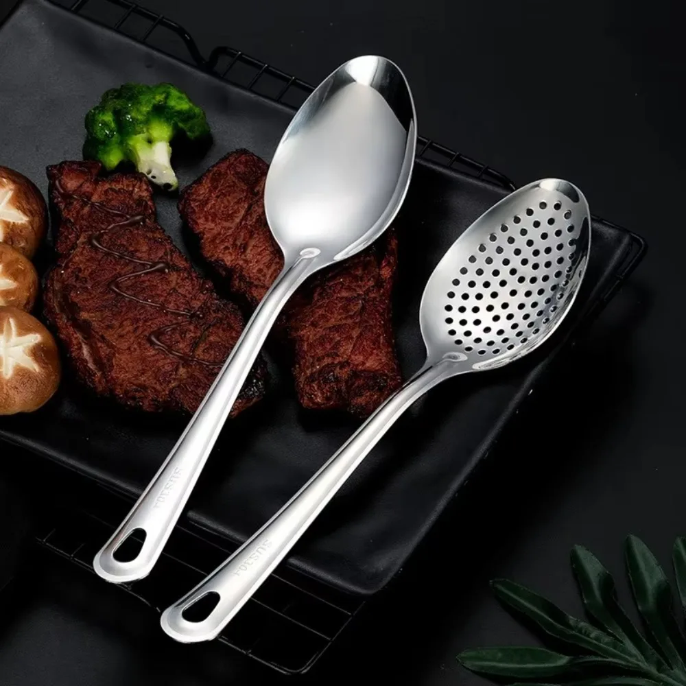 Polished Stainless Steel Strainer Soup Spoon Pointed Head Multifunctional Oil Filter Strainer Skimmer Scoop Kitchenware
Polished Stainless Steel Strainer Soup Spoon Pointed Head Multifunctional Oil Filter Strainer Skimmer Scoop Kitchenware