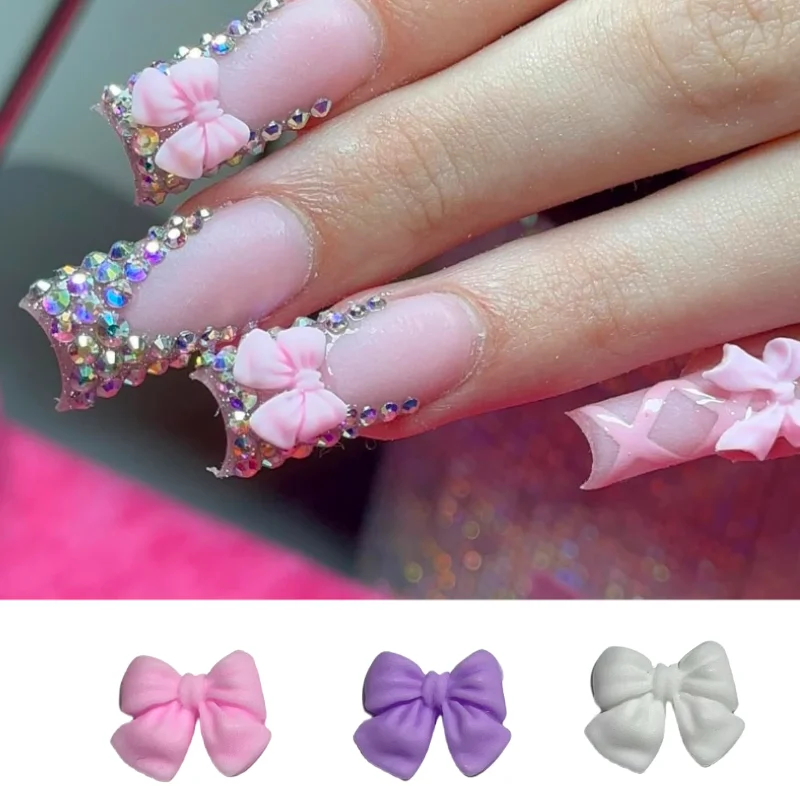 30Pcs 3D Cute Mini Pink White Blue Mixed Resin Ribbon Bow French Acrylic Princess Ballet Coffin Duck Nail Art Decoration Charms
30Pcs 3D Cute Mini Pink White Blue Mixed Resin Ribbon Bow French Acrylic Princess Ballet Coffin Duck Nail Art Decoration Charms