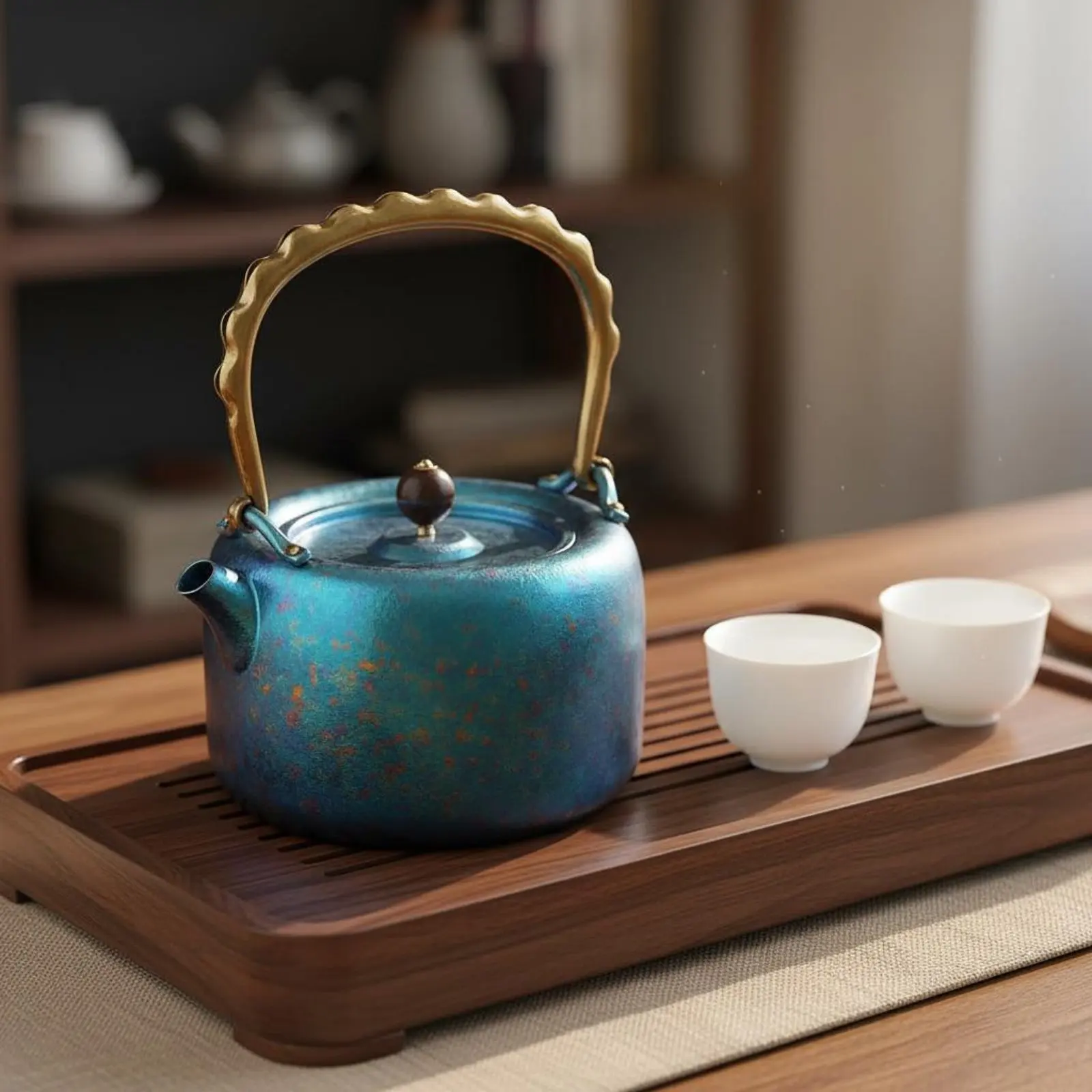 Titanium Teapot Set Heat Resistant Portable Gongfu Teapot Travel Tea Set Odor-Untainted Portable Tea Kit Non-Coated for Outdoor
Titanium Teapot Set Heat Resistant Portable Gongfu Teapot Travel Tea Set Odor-Untainted Portable Tea Kit Non-Coated for Outdoor