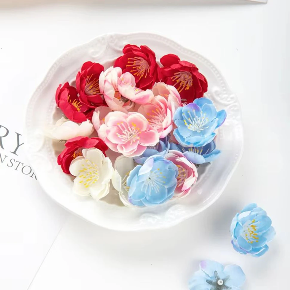 50/100pcs Artificial Flowers sakura plum blossom Diy Gift Candy Box Festival Wedding Outdoor garden Arch wall Home spring Wreath
50/100pcs Artificial Flowers sakura plum blossom Diy Gift Candy Box Festival Wedding Outdoor garden Arch wall Home spring Wreath